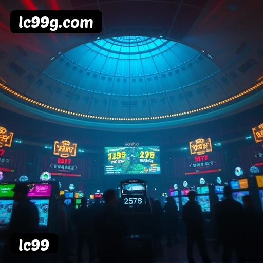 Plataforma lc99 mostrando interface moderna, jogos certificados e recursos de segurança licenciados